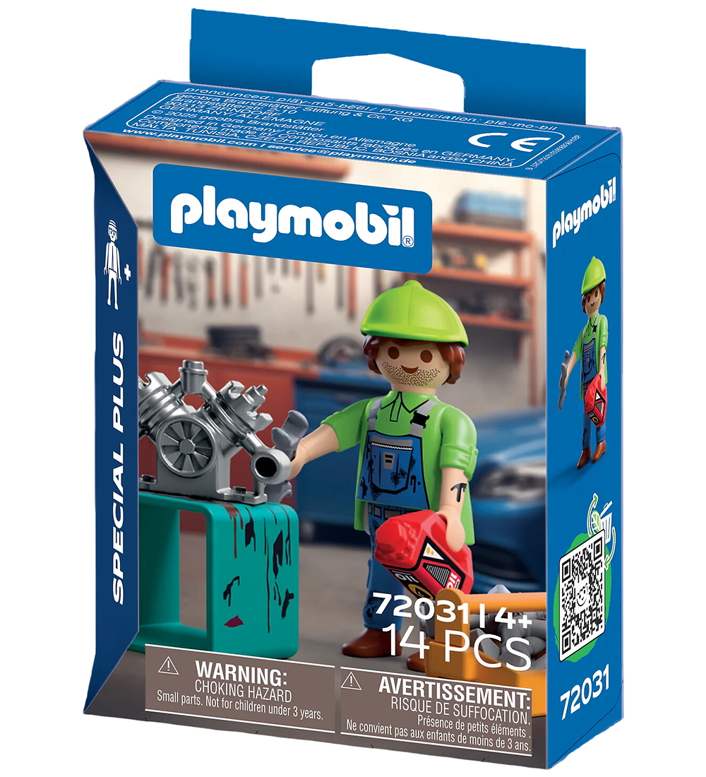 Playmobil SpecialPlus - Mekaniker - 14 Teile - 72031 - Playmobil - One Size - Spielzeugfiguren Playmobil SpecialPlus - Mekaniker - 14 Teile - 72031 - Playmobil - One Size - Spielzeugfiguren von Playmobil