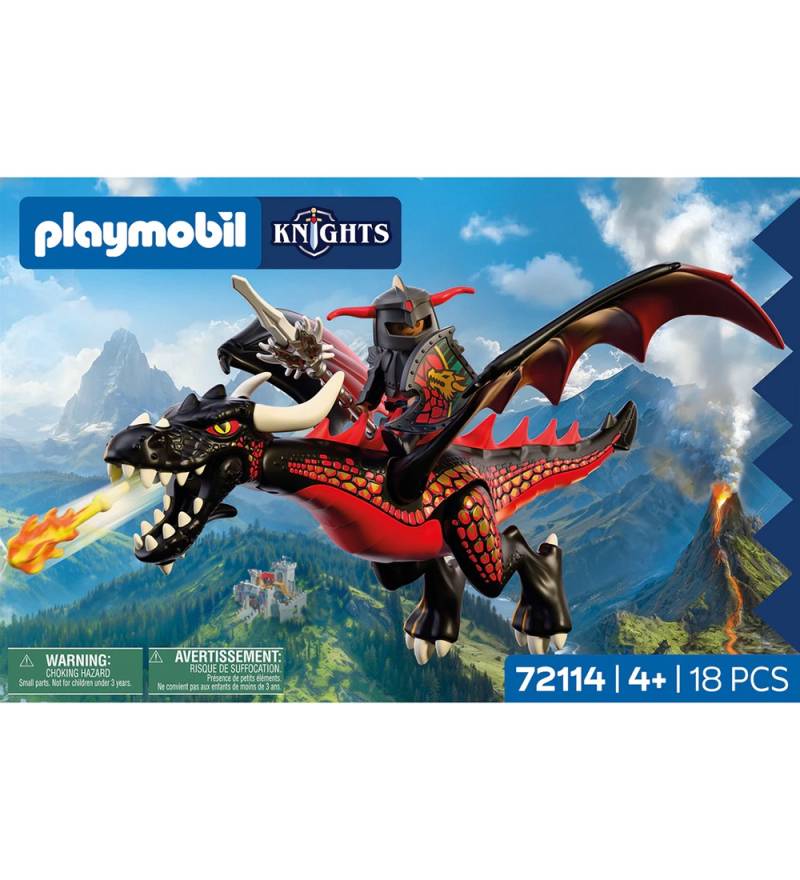Playmobil Springer - Schwarz Drache - 72114 - 18 Teile - Playmobil - One Size - Klötze Playmobil Springer - Schwarz Drache - 72114 - 18 Teile - Playmobil - One Size - Klötze von Playmobil