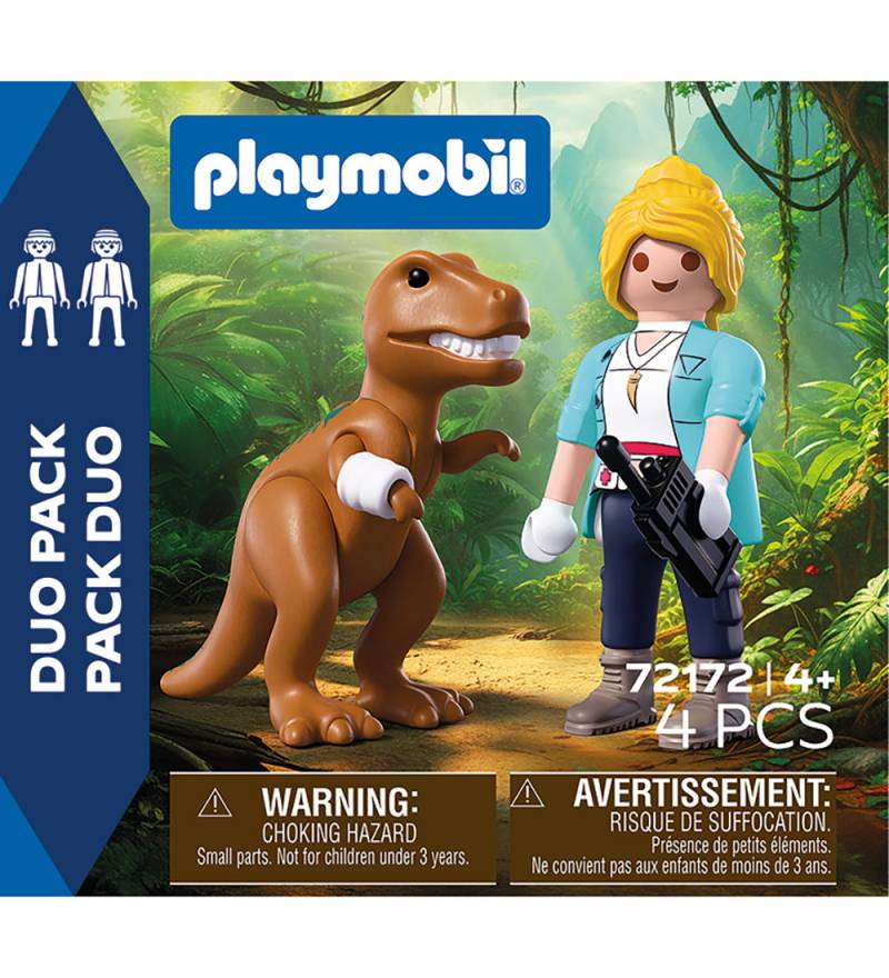 Playmobil DuoPack - T-Rex Mit Explorer 72172 - 4 Teile - Playmobil - One Size - Spielzeug Playmobil DuoPack - T-Rex Mit Explorer 72172 - 4 Teile - Playmobil - One Size - Spielzeug von Playmobil