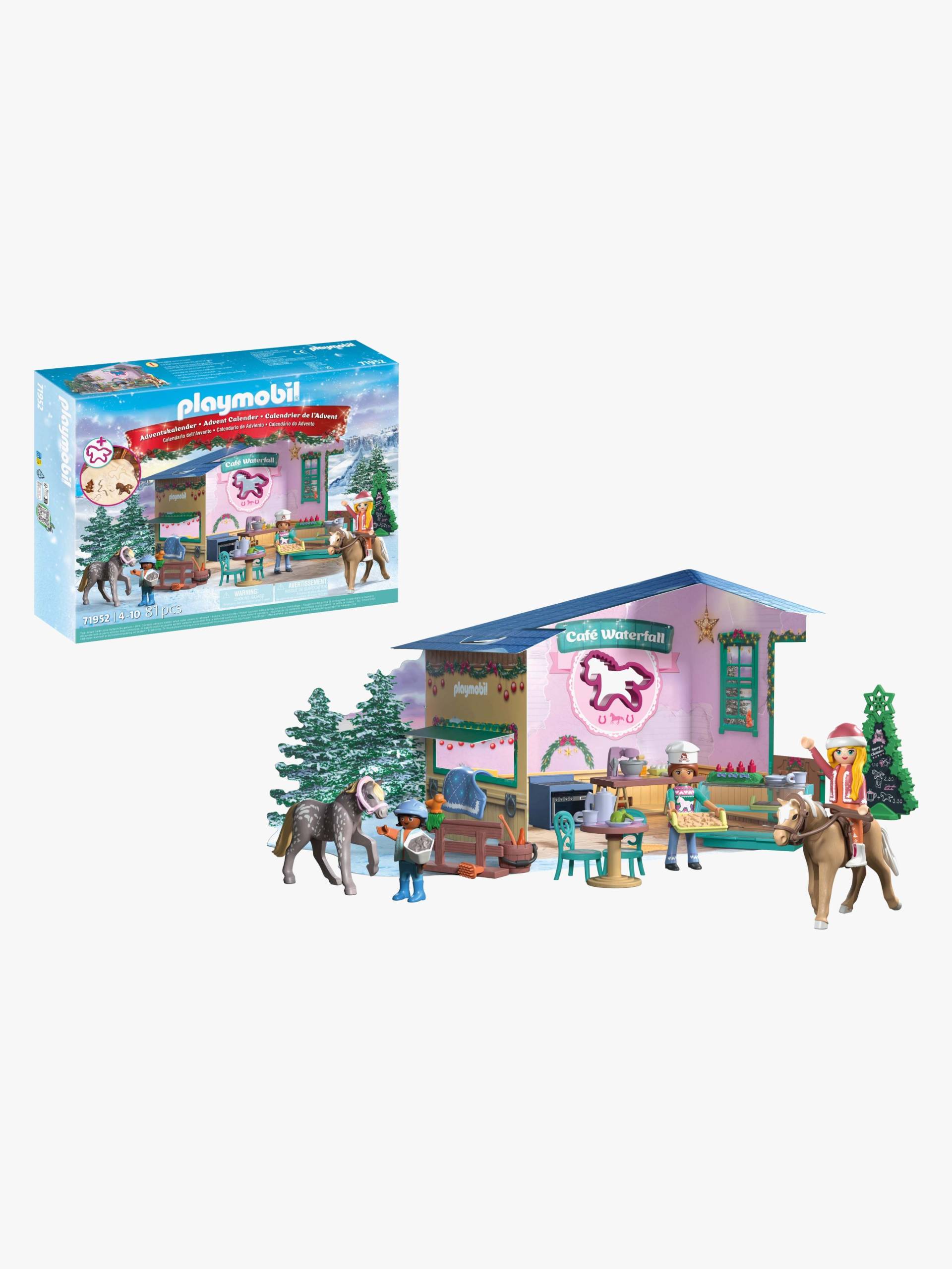 Playmobil Waterfall 71952 Adventskalender 2026 Weihnachtsbacken im Reitercafé von Playmobil