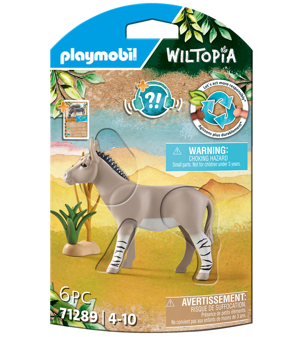 Playmobil Wiltopia - Esel - 6 Teile - 71289 - Playmobil - One Size - Spielzeugtiere von Playmobil