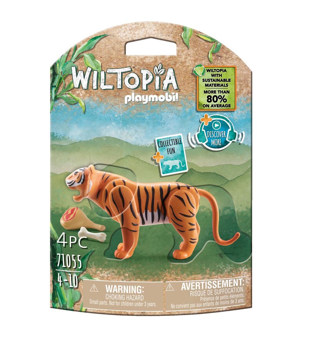 Playmobil Wiltopia - Tiger - 71055 - 4 Teile - Playmobil - One Size - Spielzeugtiere Playmobil Wiltopia - Tiger - 71055 - 4 Teile - Playmobil - One Size - Spielzeugtiere von Playmobil