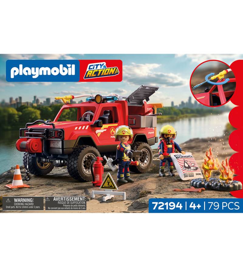 Playmobil City Action - Feuerwehr-Pickup Truck 72194 - 79 Teile - Playmobil - One Size - Spielzeug Playmobil City Action - Feuerwehr-Pickup Truck 72194 - 79 Teile - Playmobil - One Size - Spielzeug von Playmobil