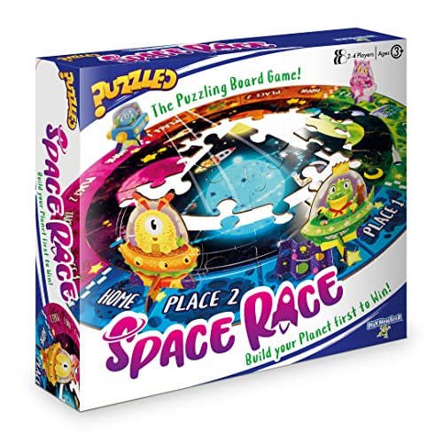 Playmonster Games GY202 Puzzled Space Race Spiel, Multi, Einheitsgröße von PlayMonster Games