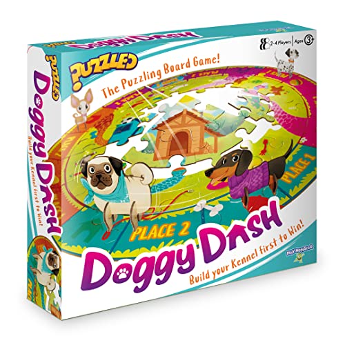 Puzzled - Doggy Dash - 3-in-1 Puzzle, Brettspiel, Find The Hidden Objects Game von Playmonster Games