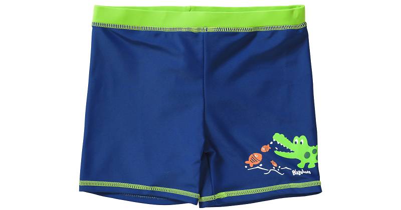 Badehose Krokodil mit UV-Schutz 50+ dunkelblau Gr. 74/80 Jungen Kinder von Playshoes