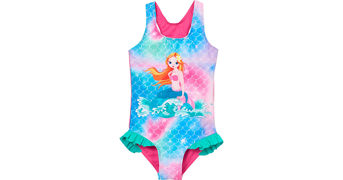 Kinder Badeanzug mit UV-Schutz 50+ pink Gr. 74/80 Mädchen Kinder von Playshoes