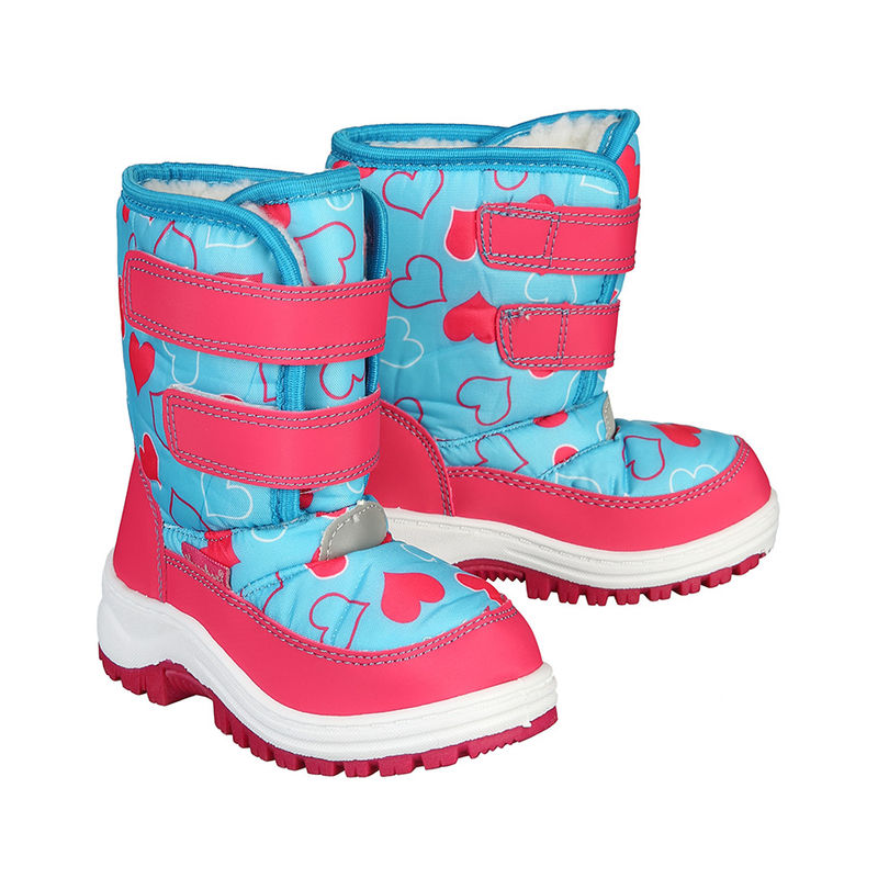 Klett-Boots SNOW HEARTS gefüttert in blau/pink von Playshoes