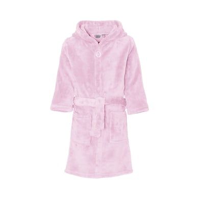 Playshoes Fleece-Bademantel uni rosa von Playshoes