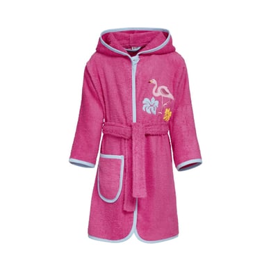 Playshoes Frotte-Bademantel Flamingo pink von Playshoes