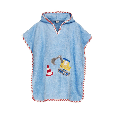 Playshoes Frottee-Poncho Bagger blau von Playshoes