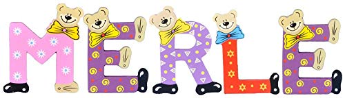 Playshoes Kinder Holz-Buchstaben Namen-Set Merle - Sortiert Playshoes Kinder Holz-Buchstaben Namen-Set Merle - Sortiert von Playshoes