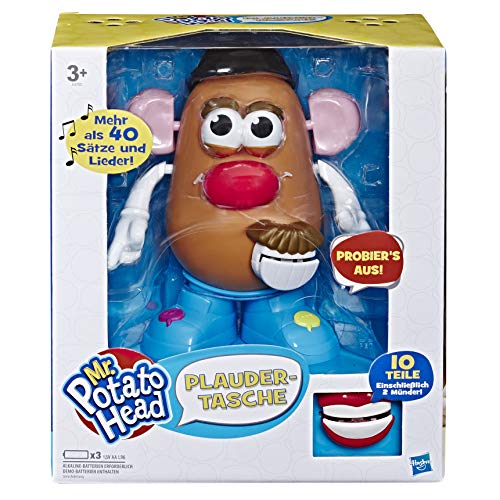 Playskool E4763100 Mr. Potato Head Plaudertasche, elektronisches interaktives Spielzeug für Kinder ab 3 Jahren, Multicolor von Playskool