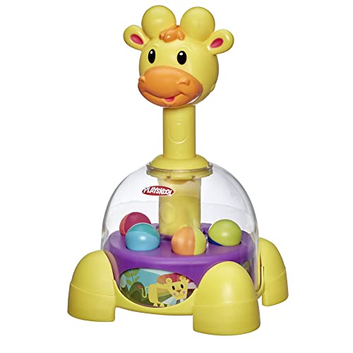 Playskool Kreiselspaß Giraffe, Spiel mit hüpfenden Bällen für Babys und Kleinkinder ab 1 Jahr (Amazon Exclusive) von Playskool