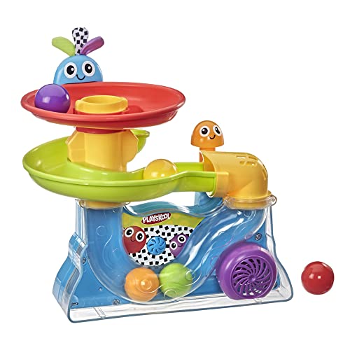 Playskool Kullerrutsche, Spielzeug ab 9 Monaten mit 5 Bällen (Amazon Exclusive) von Playskool