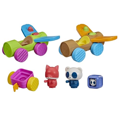 Playskool Lustige Tierfahrzeuge für Kleinkinder ab 1 Jahr, enthält 2 Fahrzeuge und 2 Figuren (Amazon Exclusive) von Playskool