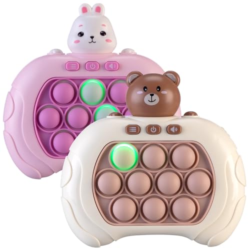 Playtastic 2er-Set Quick-Push-Bubble-Spielkonsole Bär & Hase, Batteriebetrieb Playtastic 2er-Set Quick-Push-Bubble-Spielkonsole Bär & Hase, Batteriebetrieb von Playtastic