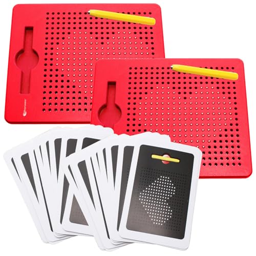 Playtastic 2er-Set magnetische Reise-Zeichentafeln, rot, 17,5 x 21,5 x 1,2 cm Playtastic 2er-Set magnetische Reise-Zeichentafeln, rot, 17,5 x 21,5 x 1,2 cm von Playtastic