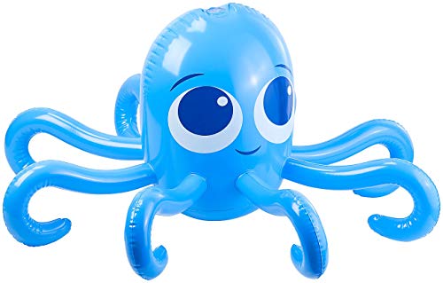 Playtastic Badespielzeug: Aufblasbarer Oktopus mit integriertem Wassersprinkler für Kinder (Wasserspielzeug Pool, Kinder Spielzeug, Gartenschlauch) von Playtastic