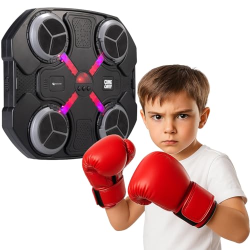 Playtastic Boxspielzeuge Kinder: Akku-Musik-Boxmachine für Kinder, 3 Geschwindigkeiten und Modi (Boxspiele, Boxautomaten) von Playtastic
