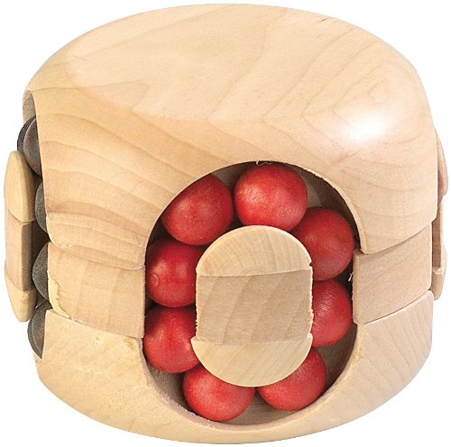 Playtastic Holzrätsel: Geduldspiel aus Holz - Magic Beads (Knobelspiele, Knobelspiele Holz, Zauberwürfel) von Playtastic