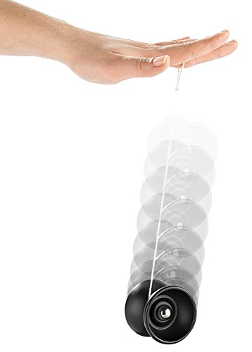 Playtastic JoJo: Professionelles Trick-Yo-Yo aus Edelstahl, schwarz mattiert (Profi JoJo, Yoyo, Spielzeug) von Playtastic