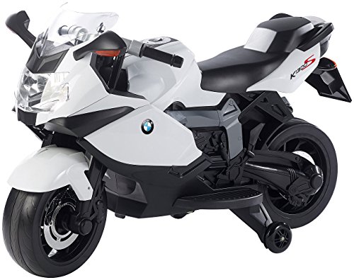 Playtastic Kindermotorrad Elektro: Original BMW-Lizenziertes elektrisches Kindermotorrad BMW K1300 S (Elektromotorrad, Kinder Elektro Motorrad, Spielzeug außen) von Playtastic