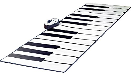 Playtastic Klaviermatte: Riesige Klavier-Matte mit Aufnahme-Funktion, 255 x 80 cm (Bodenklavier, Musikmatte, Musikinstrumente) von Playtastic