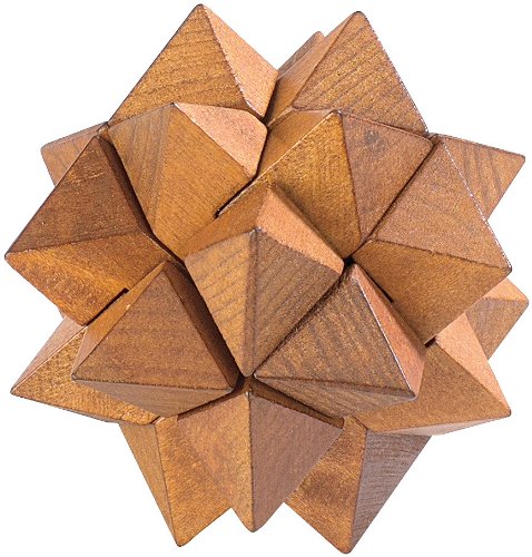Playtastic 3D Puzzle: Geduldspiel aus Holz - Der verflixte Igel (Knobel-Spielzeug, Geduldspiele Erwachsene, Zauberwürfel) von Playtastic