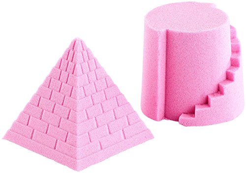 Playtastic Magischer Sand: Kinetischer Sand, formbar und formstabil, fein, pink, 500 g (Kinetischer Sand Kinder, antibakterieller Sand, Modelliermasse) von Playtastic