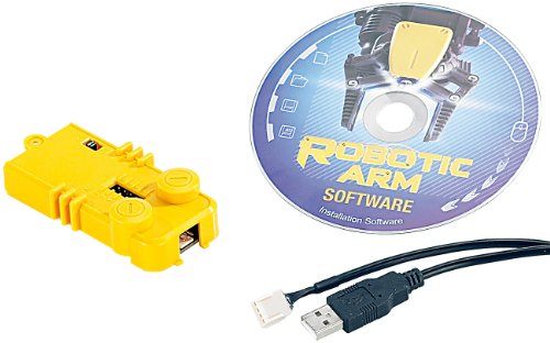 Playtastic Zubehör zu Robotarm: USB-Schnittstelle für Roboter-Arm NC-1424 (USB-Roboterarm, Programmierbarer Roboter-Bausatz, programmierbar) von Playtastic