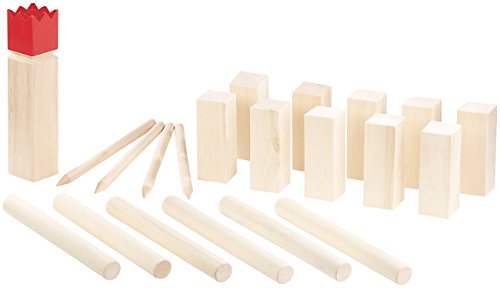 Playtastic Wikingerspiel Holz: Wikinger-Spiel aus Holz, ideal für Wiese, Strand & Co. (Holzspiel, Wikinger Spiele draußen, Sport Freizeit) von Playtastic