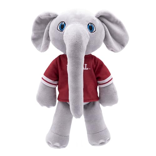 Plushible 35,6 cm University of Alabama Big Al Maskottchen Plüschfigur - College Football Ragdoll - Sport Maskottchen Figur - Weiches Plüschmaterial - Oberfläche waschbar - Babypuppe - Alle von Playtime by Eimmie
