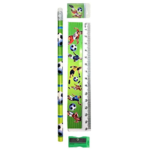 Fußball Schreibwarenset (4 piece football stationery set) von Playwrite