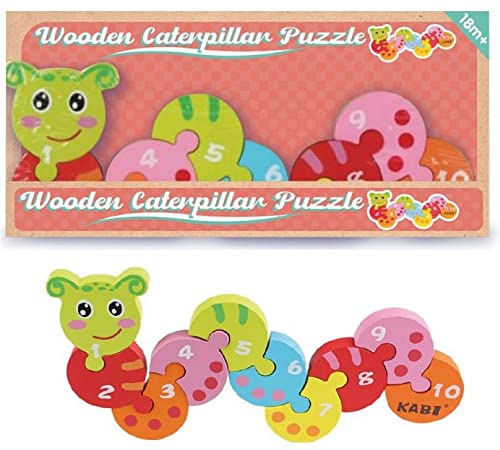 Playwrite Raupenpuzzle aus Holz, 25,5 x 12 x 2 cm Playwrite Raupenpuzzle aus Holz, 25,5 x 12 x 2 cm von Playwrite