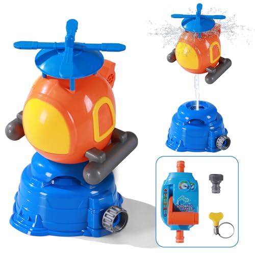 Pleafind Helicopter Water Sprayer, Kinderspielzeug, Outdoor-Gartenspielzeug, Sommerspielzeug für Jungen und Mädchen Pleafind Helicopter Water Sprayer, Kinderspielzeug, Outdoor-Gartenspielzeug, Sommerspielzeug für Jungen und Mädchen von Pleafind