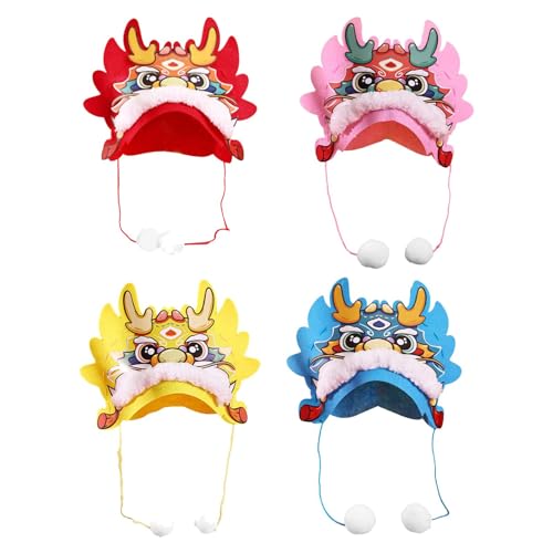 Pleayietoopiatiey Chinesischer Neujahrshut Kinder Drachenkopf Hut 2024 Kinder Non Woven Dragon Hat Pleayietoopiatiey Chinesischer Neujahrshut Kinder Drachenkopf Hut 2024 Kinder Non Woven Dragon Hat von Pleayietoopiatiey