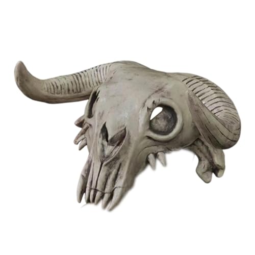 Pleayietoopiatiey Halloween Cosplay Schädel Maske Schafkopf Maske für Party Karneval Pretend Play Pleayietoopiatiey Halloween Cosplay Schädel Maske Schafkopf Maske für Party Karneval Pretend Play von Pleayietoopiatiey
