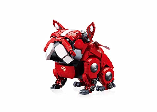 Pleyerid Sluban Mechanischer Bulldog, Roboter-Bauspielzeug, 16,3 x 16,3 cm, Rot/Grau, ab 14 Jahre Pleyerid Sluban Mechanischer Bulldog, Roboter-Bauspielzeug, 16,3 x 16,3 cm, Rot/Grau, ab 14 Jahre von Pleyerid