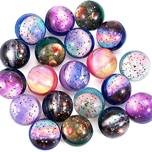 Pllieay Flummis, 32 mm, Weltraumthema, Flummis als Gastgeschenke für Kinder, Geschenktütenfüllung, 20 Stück Pllieay Flummis, 32 mm, Weltraumthema, Flummis als Gastgeschenke für Kinder, Geschenktütenfüllung, 20 Stück von Pllieay