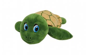 Plüschtiere LB Stofftier Schildkröte Plüsch ca 27 x 20 12 cm, Meeresschildkröte Plüschtier, Kuschelschildkröte mit gestickten Augen Kuscheltier von Plüschtiere LB