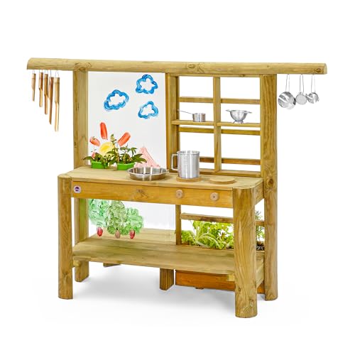 Plum Discovery Outdoor Mud Pie Küche sensorisches Spiel – Eingebaute Pflanzgefäß-Gartenwerkzeuge, Spüle, Kochutensilien, leicht zu reinigender Farbbildschirm mit Farbe auf Wasserbasis, geeignet für Plum Discovery Outdoor Mud Pie Küche sensorisches Spiel – Eingebaute Pflanzgefäß-Gartenwerkzeuge, Spüle, Kochutensilien, leicht zu reinigender Farbbildschirm mit Farbe auf Wasserbasis, geeignet für von Plum