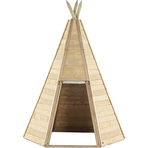 Plum Spielhaus Great Wooden Teepee Hideaway von Plum