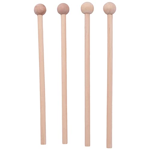 Plumflex Drumsticks mit 2 Griffen aus Holz für Energie-Glocke, Xylophon, Holzblock, Glocken und Glocken von Plumflex