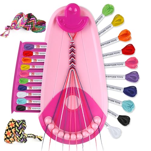 Freundschaftsarmband Selber Machen, Armbänder Basteln Flechtset Knüpf Set für Mädchen 6-12 Jahre, Armbänder Selber Machen, Kreatives Bastelset für Kinder 8 -12 Jahre Geburtstagsgeschenk(PinkeRose) Freundschaftsarmband Selber Machen, Armbänder Basteln Flechtset Knüpf Set für Mädchen 6-12 Jahre, Armbänder Selber Machen, Kreatives Bastelset für Kinder 8 -12 Jahre Geburtstagsgeschenk(PinkeRose) von Plunack