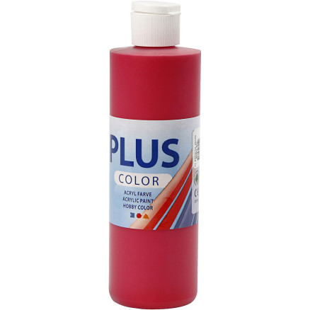 Plus Color Bastelfarbe, Beerenrot, 250 ml/ 1 Fl. von Plus Color