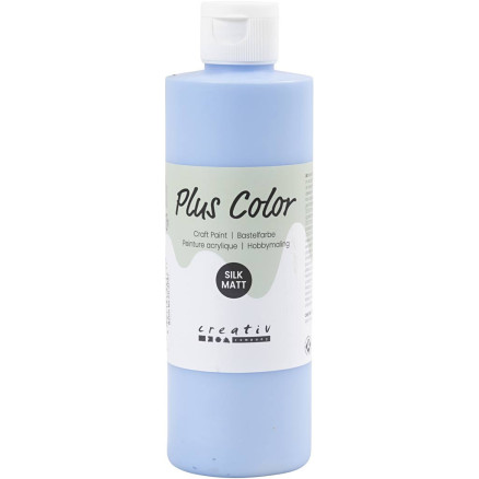 Plus Color Bastelfarbe, Himmelblau, 250 ml/ 1 Fl. von Plus Color