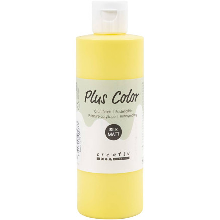 Plus Color Bastelfarbe, Primärgelb, 250 ml/ 1 Fl. von Plus Color