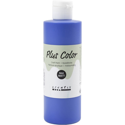 Plus Color Bastelfarbe, Ultramarinblau, 250 ml/ 1 Fl. von Plus Color