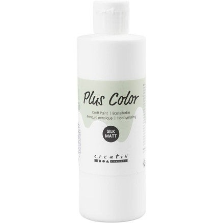 Plus Color Bastelfarbe, Weiß, 250 ml/ 1 Fl. Plus Color Bastelfarbe, Weiß, 250 ml/ 1 Fl. von Plus Color